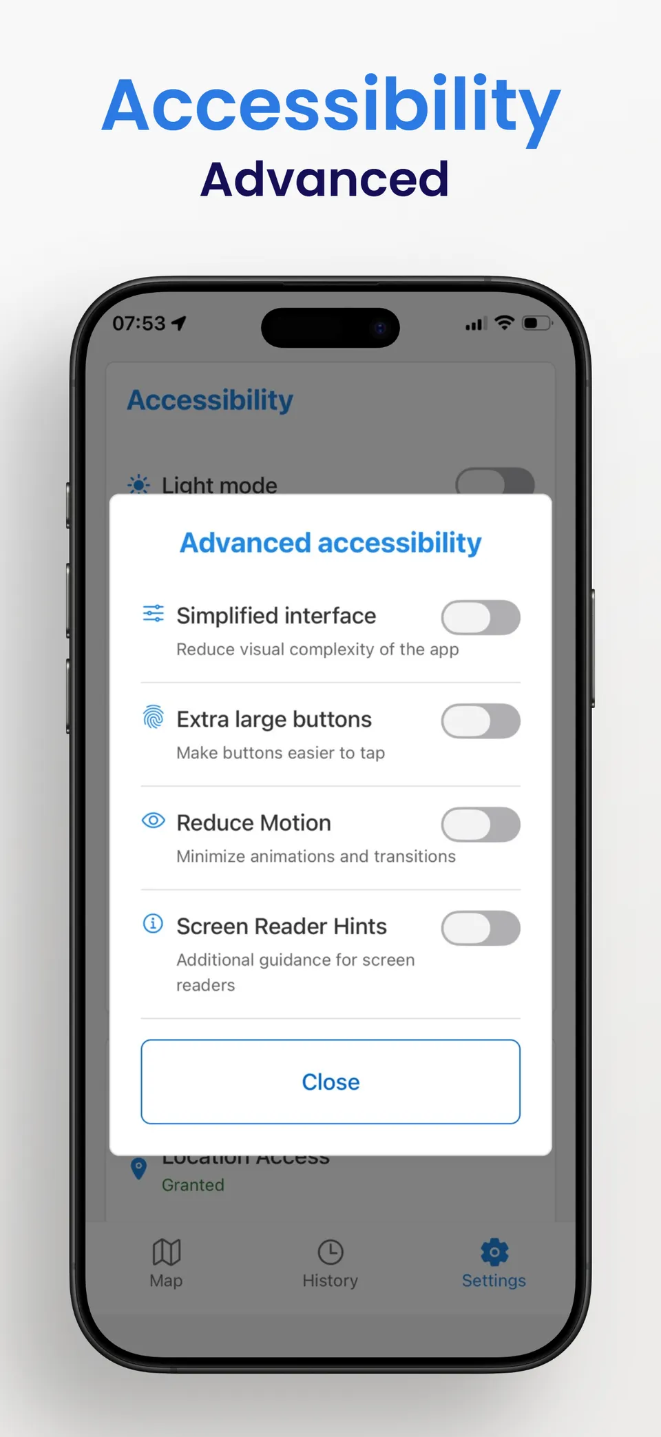 App Screenshot 6 - Navigation