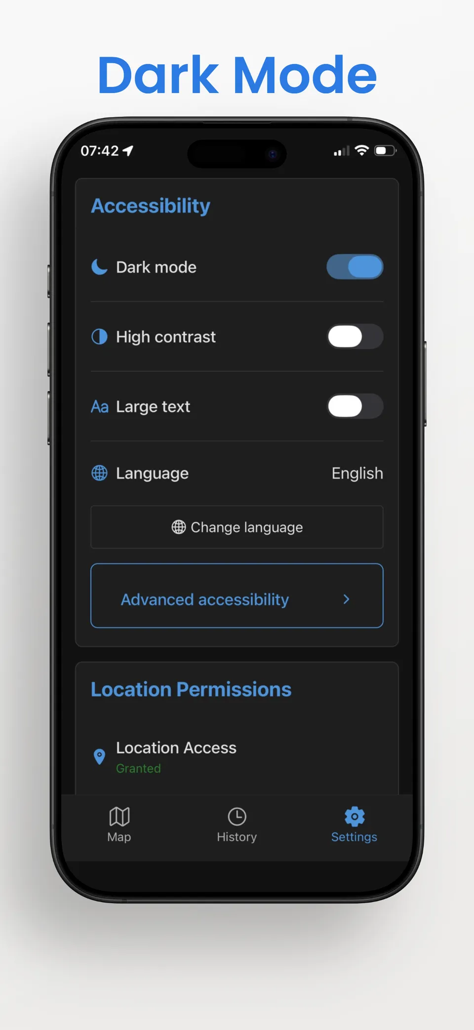 App Screenshot 8 - Settings